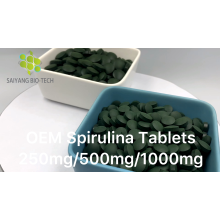 Food Supplement In Bulk Natural Organic Certified Spirulina tablet